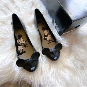MELISSA DISNEY ultragirl minnie iii black flats